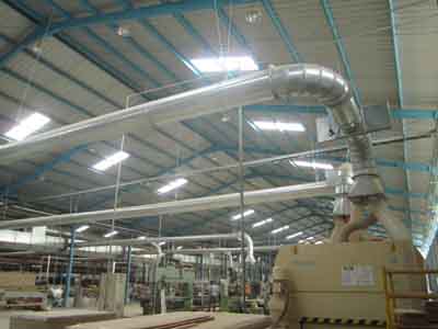 Dust collector system <br> PT Maitland-Smith Indonesia | Heritage Home Groups